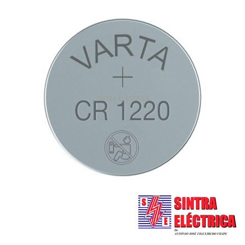 Pilha CR 1220 – 3 V Lithium – Electronics / Varta