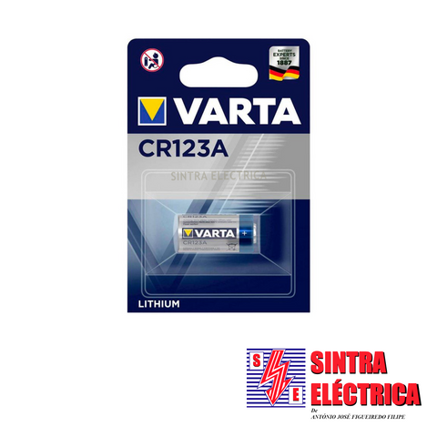 Pilha CR  123 A - 3 V - Profissional - Lithium  6205 /Varta