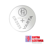 Pilha CR 2025 - 3 V - Lithium - Eletronics / Varta