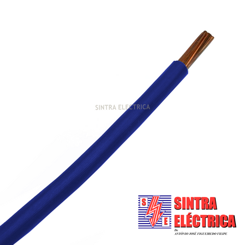 Fio V - 10 mm2 - Azul - Multifilar - H05V-U