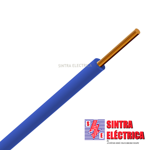 Fio V - 1,5 mm2 - Azul - Unifilar - H05V-U