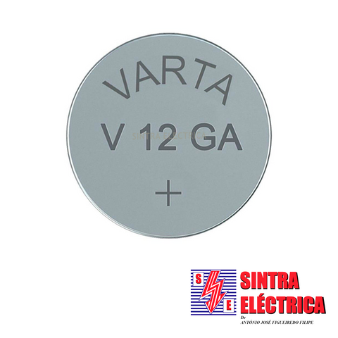 Pilha V 12 GA / LR 43 - 1,5 V - Alcalina - Eletronics/Vart