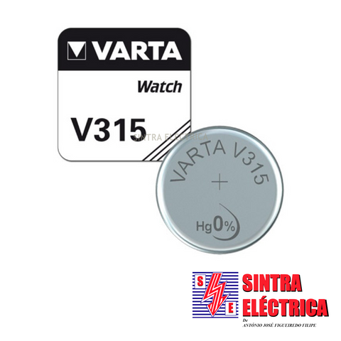 Pilha V 315 / SR 716 SW - 1,55 v - Alcalina - Eletr / Varta