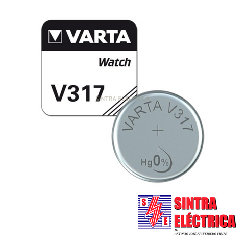 Pilha V 317 / SR 516 SW - 1,55 V - Alcailna / Varta
