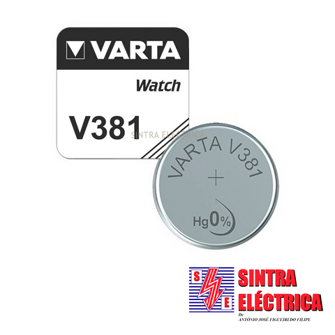 Pilha V 381 / SR 1120 SW - 1,55 v - Alcalina - Eletr /