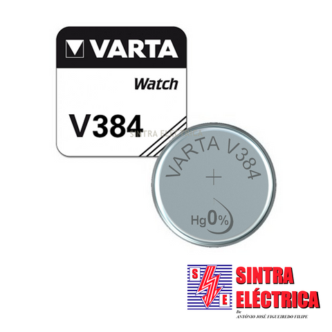 Pilha V 384 / SR 41 SW - 1,55 V - Alcalina - Eletronics/Var