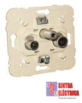 Tomada TV-R-DAT- ITED - Passagem - Embeber - 21560 / Efapel