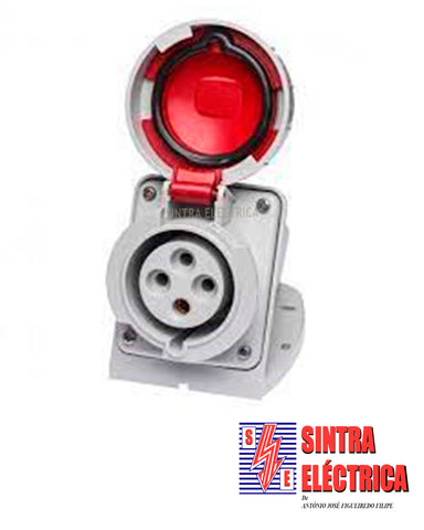 Tomada CEE FÊMEA Salinte - 3P+T / 32 A - IP 67 - 3825 / IDE