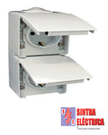 Tomada Dupla Estanque Vertical- 48660 CCZ - IP 44 / Efapel