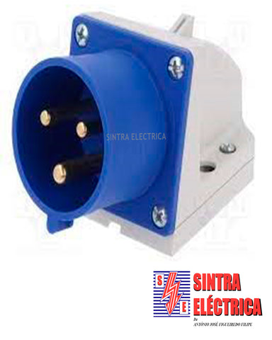 Tomada CEE MACHO Salinte - 2P+T / 32 A - IP 44 - 523 / PCE