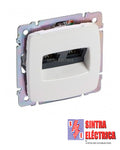 Tomada Dupla - RJ 45 - Cat. 5e - 7740 76 - Suno / Legrand