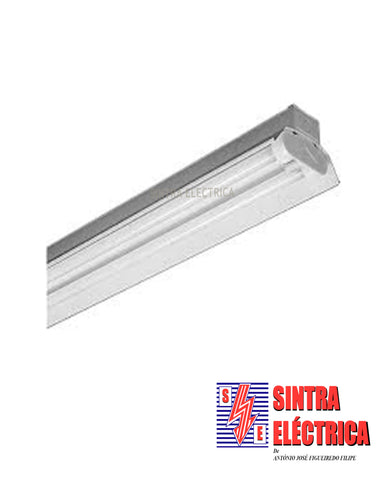 Régua LN - com 1/2 ABA - 2X36 w - 1X58 w