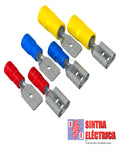 Terminal Fast FÊMEA ISOLADO- 2,5x2,8 / 2,5x4,8 / 2,5x6,3 - Azul