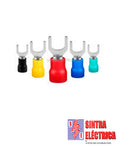 Terminal Fast FORQUILHA ISOLADO - 1,5 Vermelho / 2,5 Azul / 6 Amarelo