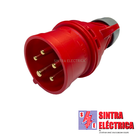 Ficha CEE - Macho - 4P+T / 16 A - 015-6 / PCE