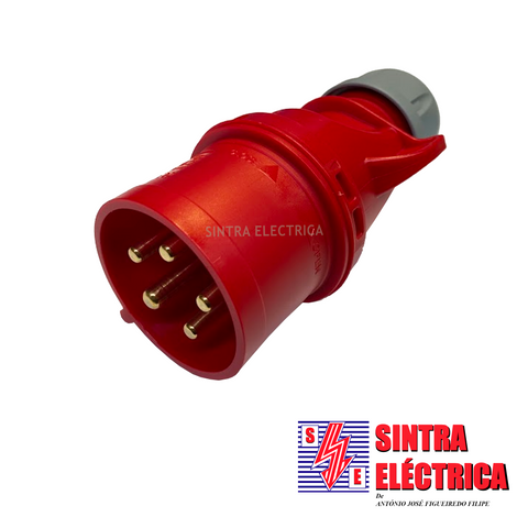 Ficha CEE - Macho - 4P +T - 32 A - 025-6 / PCE