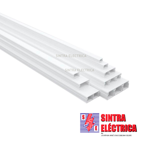 Calha 75 x 20 - 3  canais - 10140 CBR / Efapel