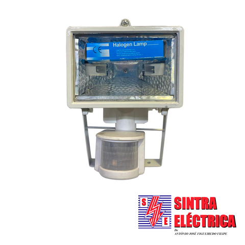 Projetor Halogéneo c/ sensor - 150 w - Branco / Euromark