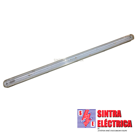 Armadura Estanque - 1 x58 w - Bal. Electr.-  IP 65 / Armasul