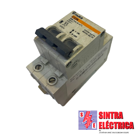Disjuntor - 2 x 20 A - 6 KA - C 32N - 20876 / Merlin Gerin