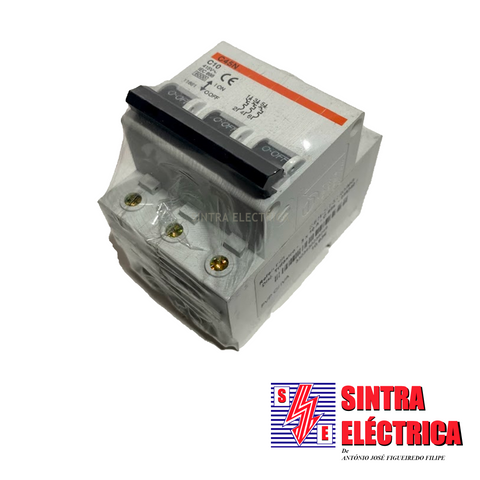 Disjuntor - 3 x 10 A - 6 KA - C 60a - 23824 / Merlin Gerin