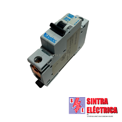 Disjuntor - 1 x 20 A - 3 KA - 283 120 / Unelec
