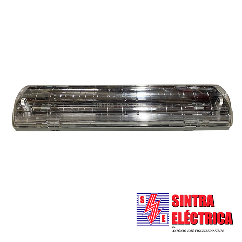 Armadura Estanque Espelhada - 2x 18 w -IP 66 - 3617 PR/Beghel