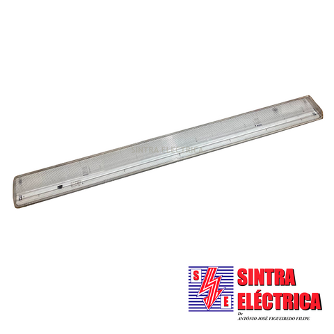 Armadura Estanque - 2 x 58 w - Bal. Electr. - IP 65 / Armasul
