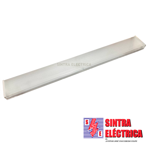 Armadura AZP - 2x 58 w - c/ Acrilico - Saliente