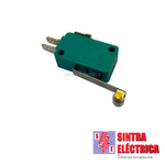 Interruptor Microswitch - 340-008 - comprido c/ Roldana  - Verde