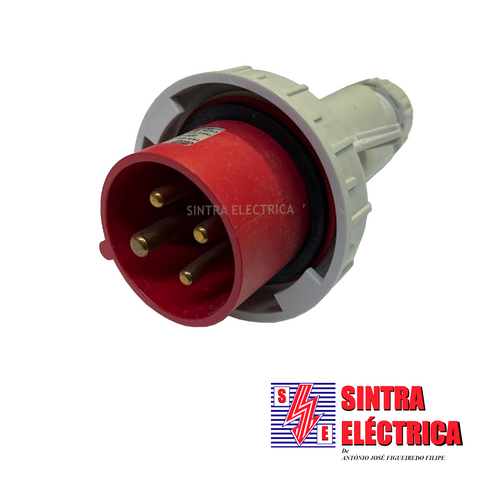 Ficha CEE - Macho c/ Aba - 3 P+T - 16 A - IP 67 - 3602 / ide