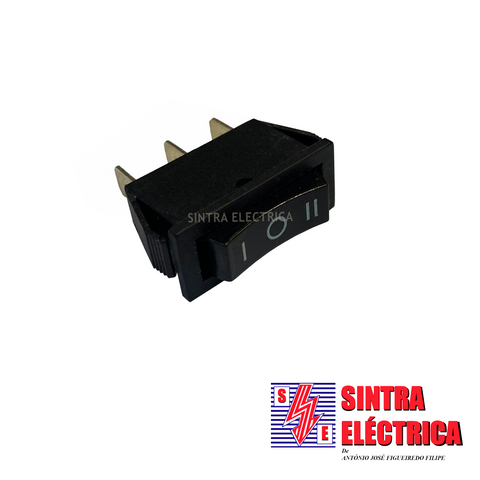 Interruptor Painel - Tecla Estreirta - I-O-II - 3 polos - 45049 / E