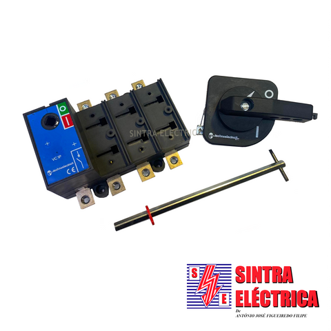 Interruptor Corte Geral - 4 x 125 A-c/ Manip+Prolong-11015/technoelect