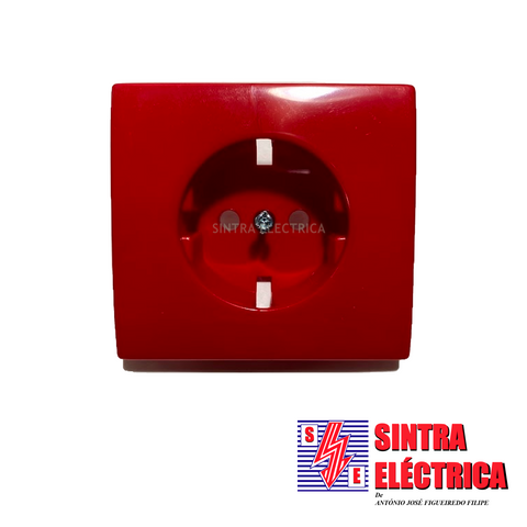 Centro Schuko - 50631 TVM - Vermelho / Efapel