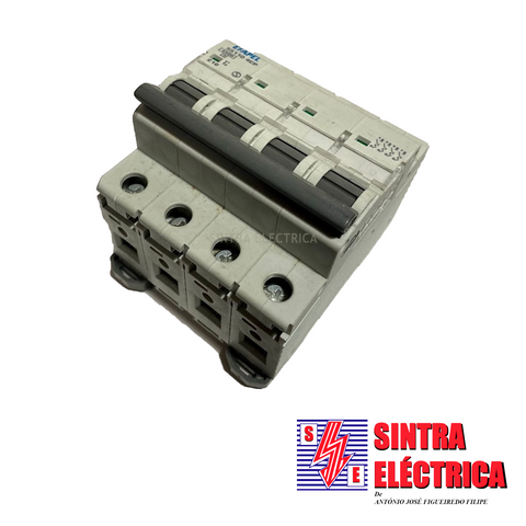 Disjuntor - 4 x 10 A - 4,5 KA - C - 55110-4CP / Efapel