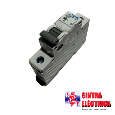 Disjuntor - 1 x 16 A - 4,5 KA - C - 55116-1CP / Efapel