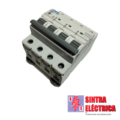 Disjuntor - 4 x 16 A - 4,5 KA - C - 55116-4CP / Efapel