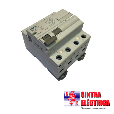 Interruptor Diferencial - 4 x 25- 30 mA - 55625-4BC / Efapel