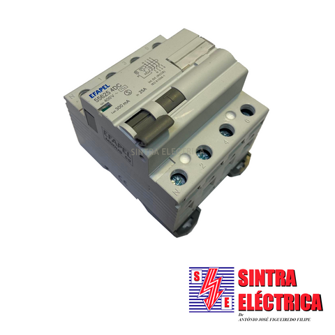Interruptor Diferencial - 4 x 25- 300 mA - 55625-4DC / Efapel