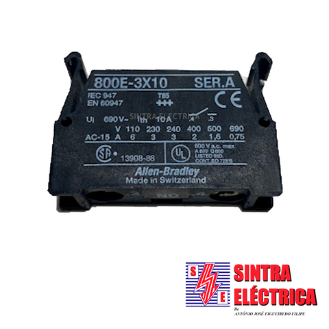 Contacto Individual - 800E-3LX20  - NA+NA / Allen-Bradley