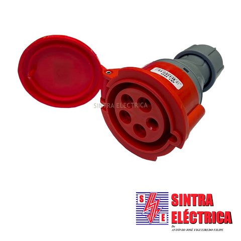 Ficha CEE - Fêmea - 4 P+T / 32 A - 9525/ Rosi