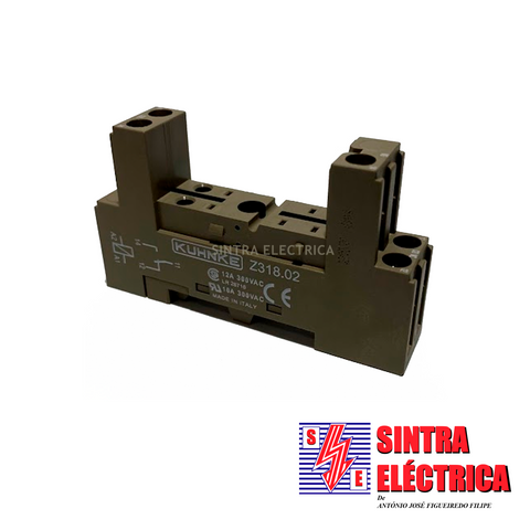 Base Relé - Z318.02 - p/ miniatura 5 p - 171.G../ KUHNKE
