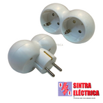 Ficha Dupla Schuko Redondas - C 3002