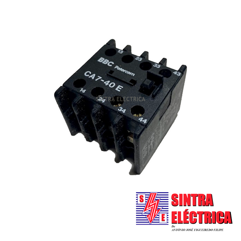 Contacto Auxiliar - CA 7- 40 E - 4+4 polos -240/415 V /BBC