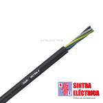 Cabo FBBN - 2 x 1 mm2 - Borracha - H07RN-F - Preto