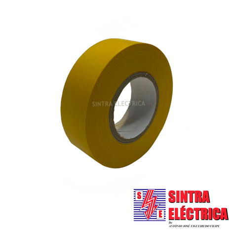 Fita Isoladora - Amarela - 0,15 mmx19 mm x20 mt / Plastic