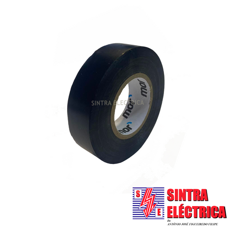 Fita Isoladora - Preto - 0,13 mm x19 mm x20 m /Plastic