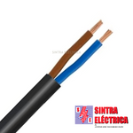 Cabo FVV - 2 x 1,5 mm2 - Preto - Flexivel - H05VV-F