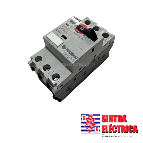 Disjuntor Motor - 4 a 6,3 A - GM1S6V3 - calha dine / TERASAKI