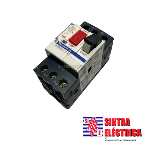 Disjuntor Motor - 1 - 1,6 A - GV2ME06 / TELEMECANIQUE